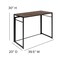 Flash Furniture Rustic Home Office Folding Computer Desk, 40" JB-YJ354F-GG - alternate 10